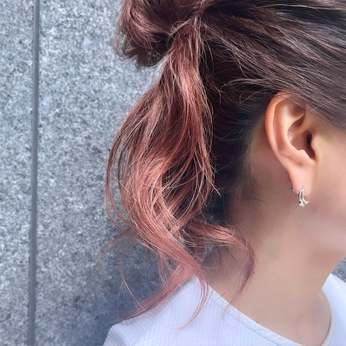 Silver925 Moon pierce 1