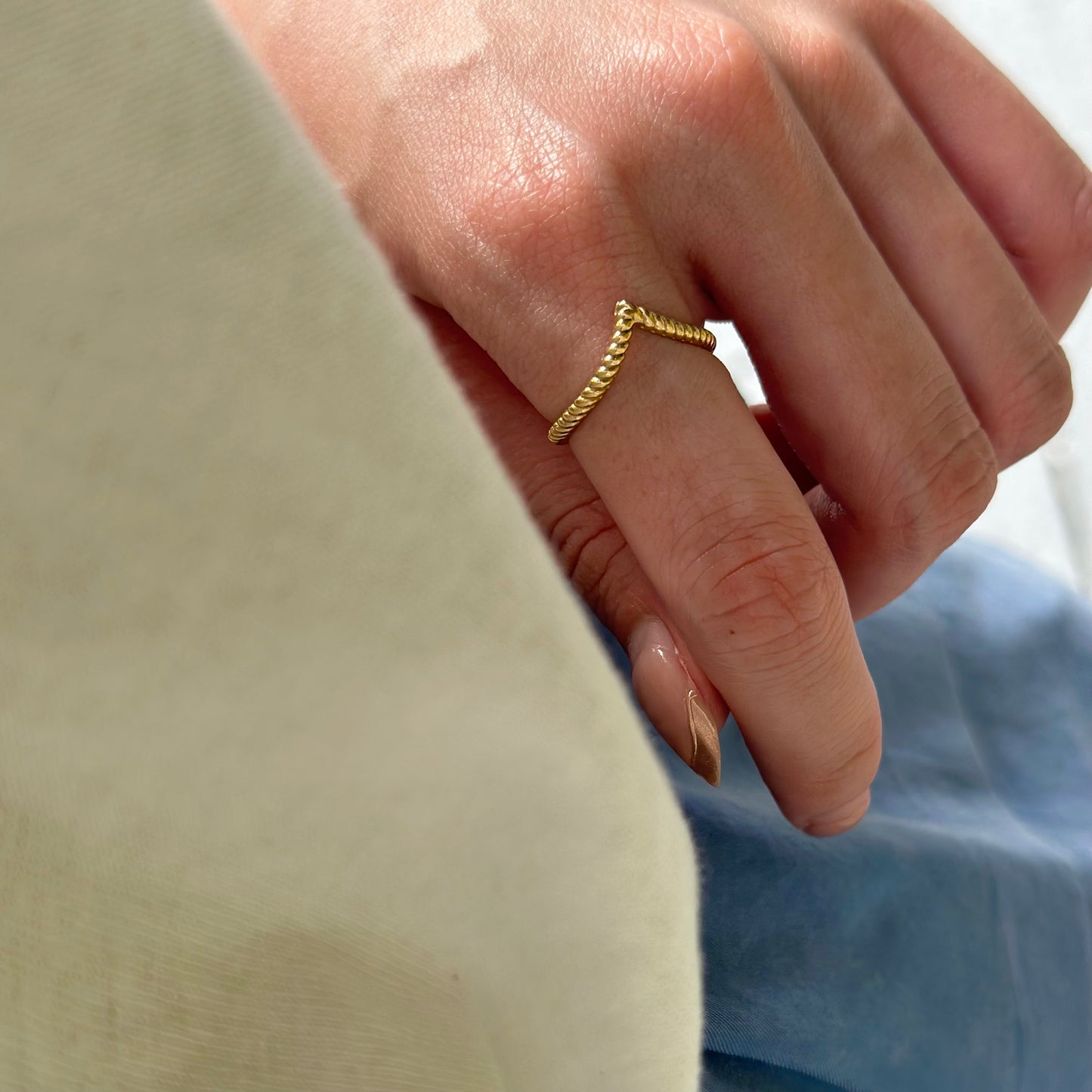 Brass plain ring 4