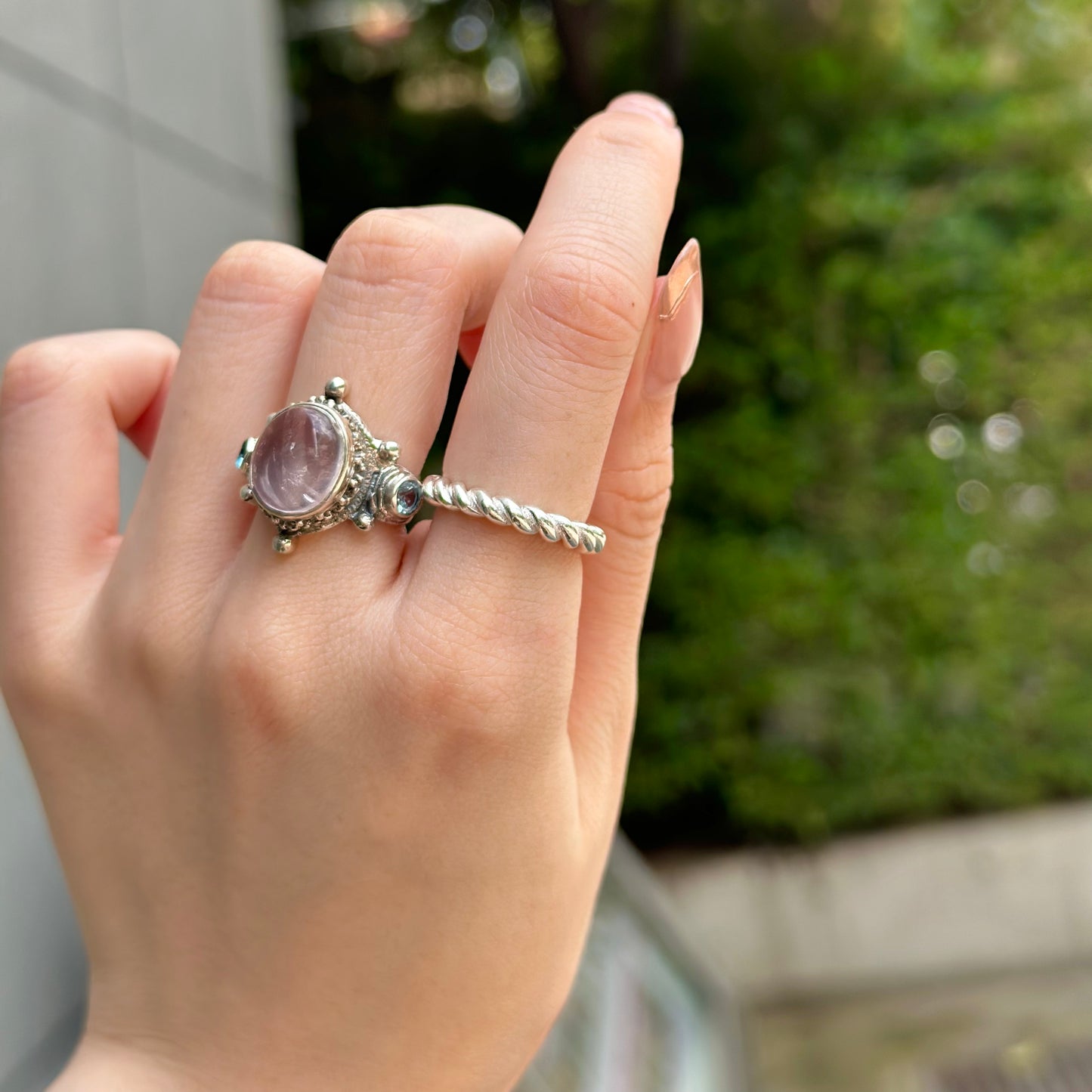 Silver925 plain ring 6