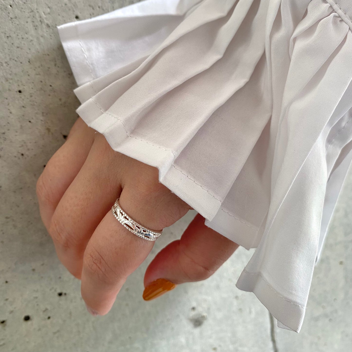 Silver925 plain ring 33