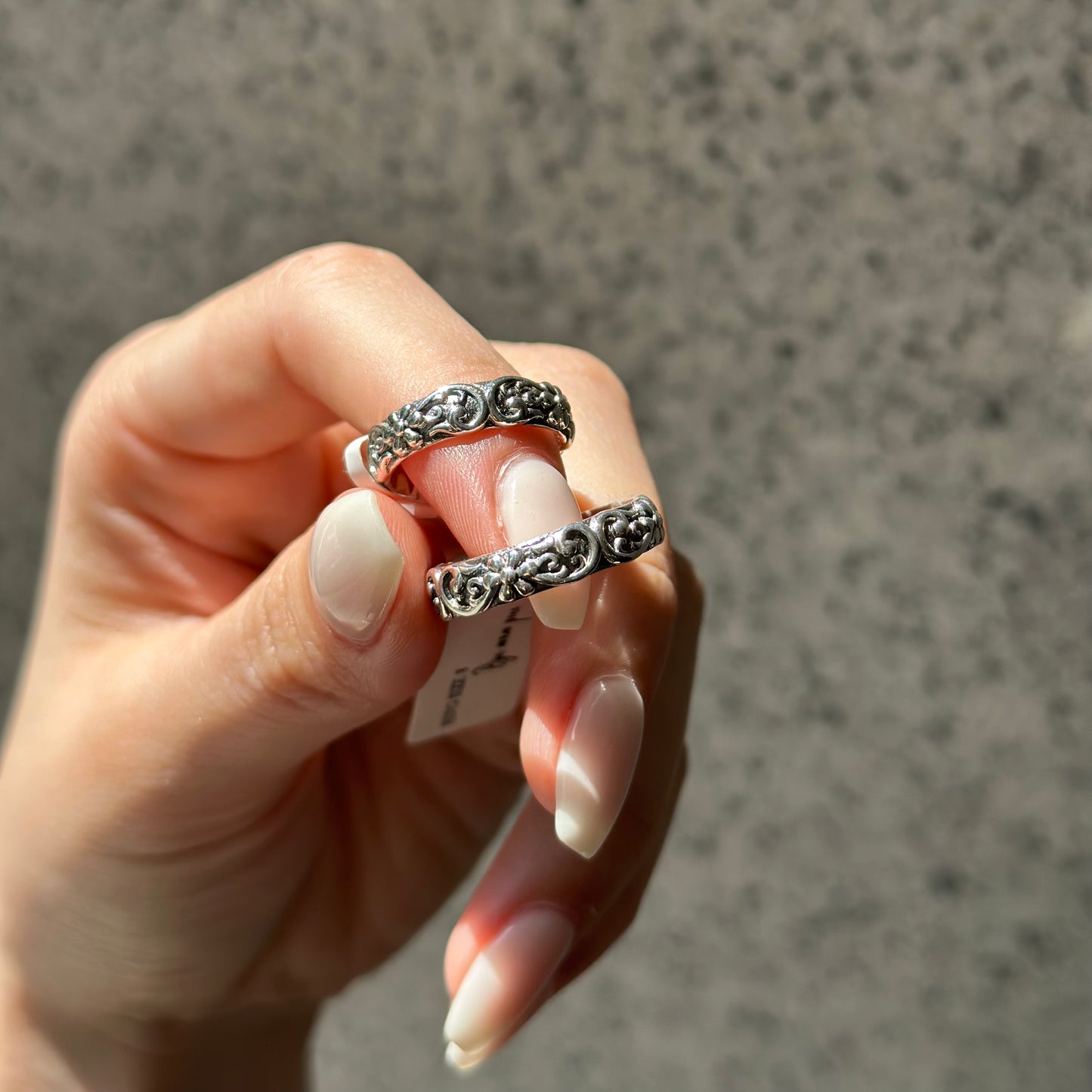 【poco】Silver925 plain ring 2