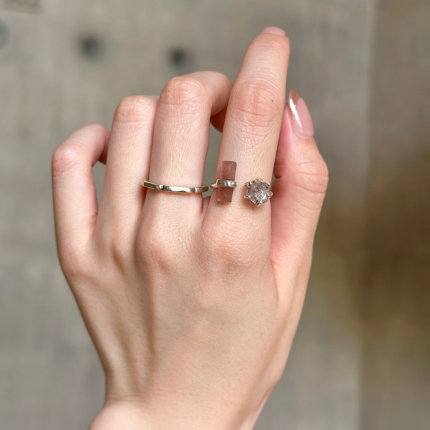 Rough cut fork ring 1
