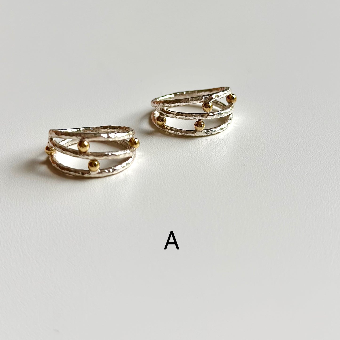 Silver925×Brass plain ring 2