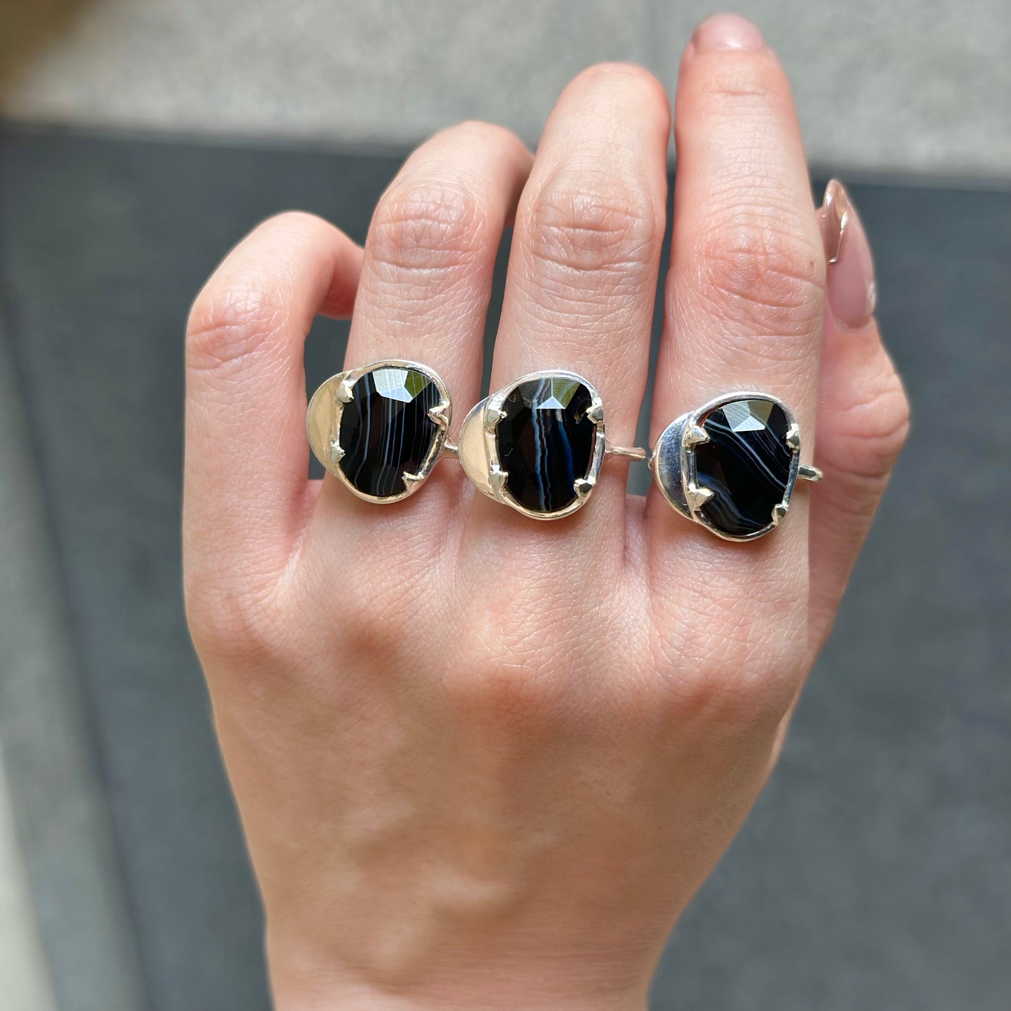 Silver925 design ring 8