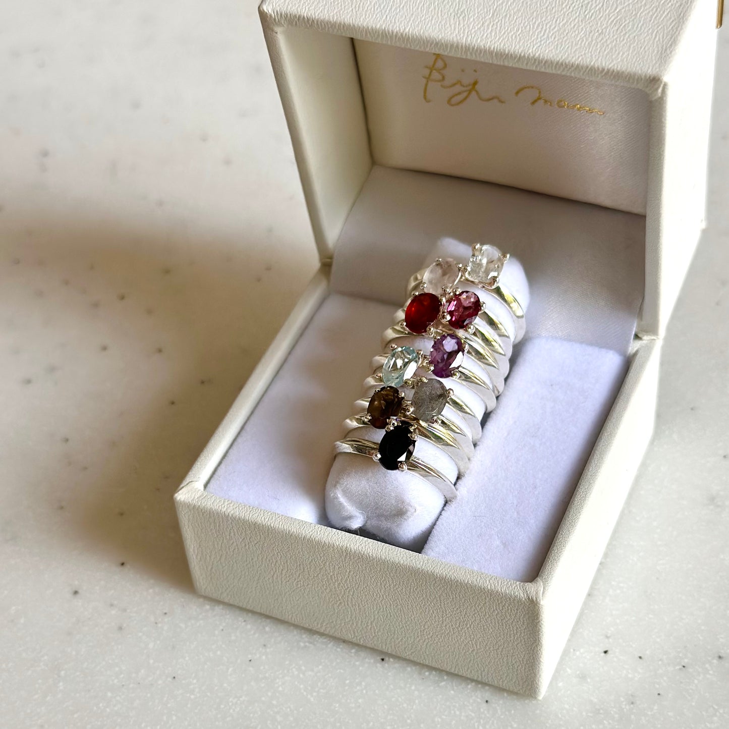 Silver925 tatezume ring