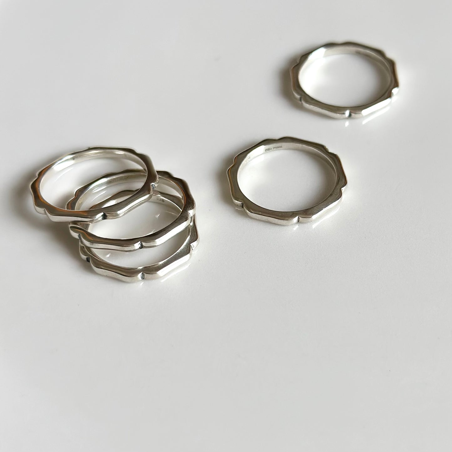 Silver925 plain ring 44