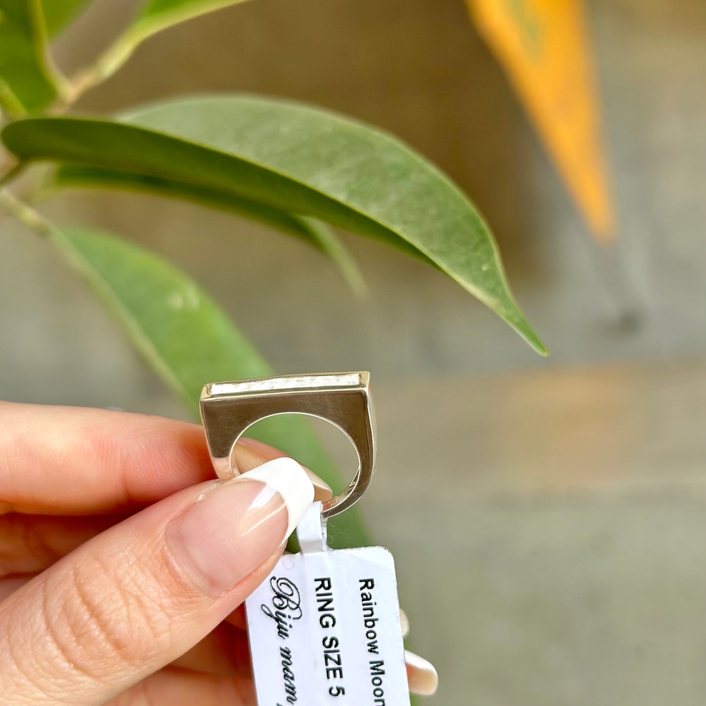 【poco】6stone line ring