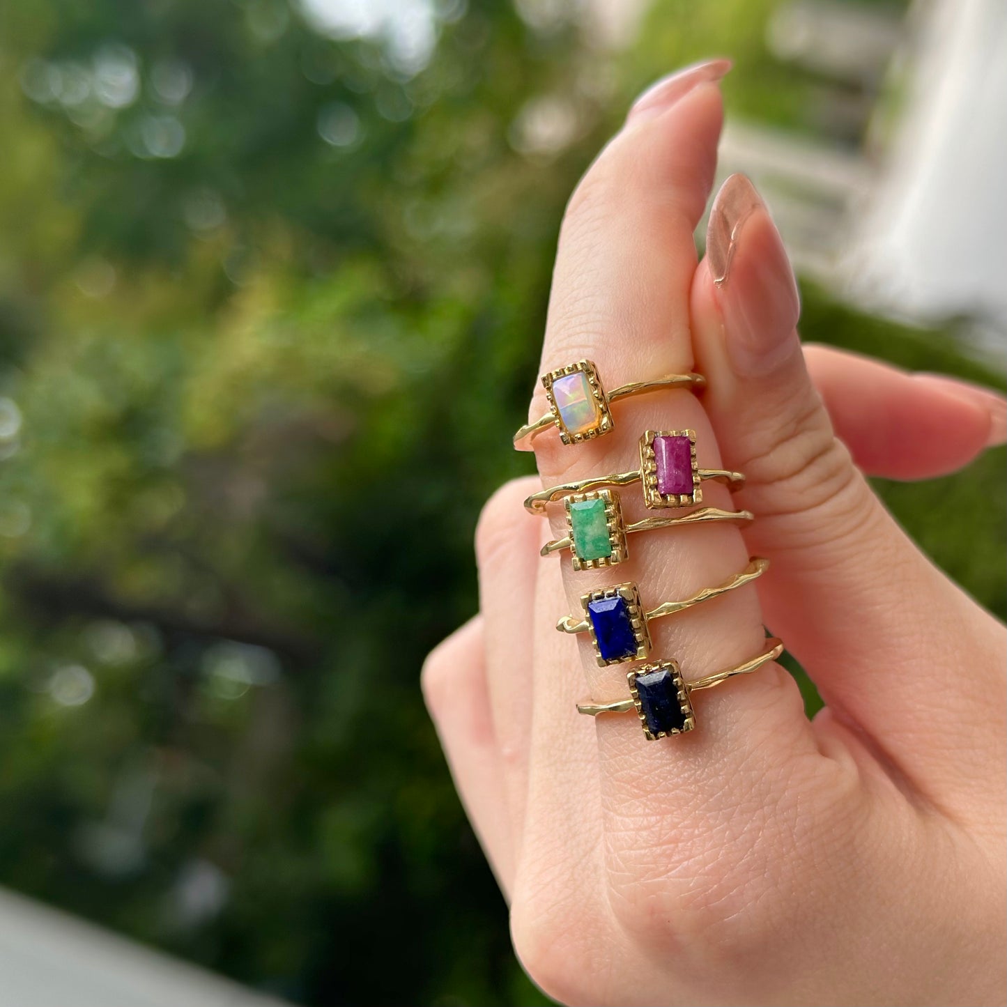 Brass petit ring 5