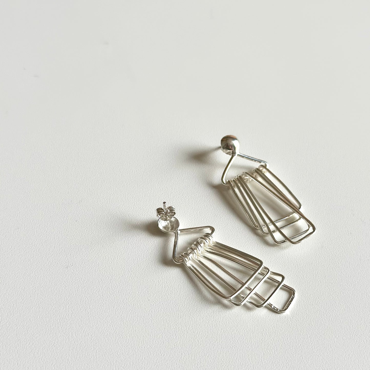 Silver925 plain pierce 3