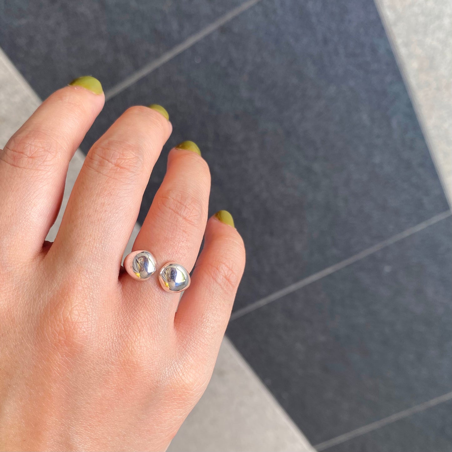 Silver925 plain ring 9
