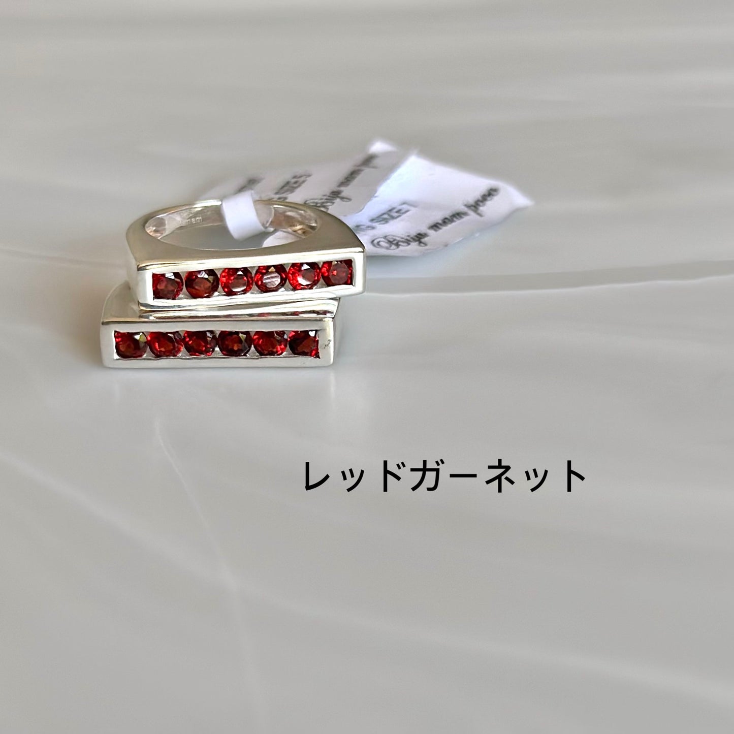 【poco】6stone line ring