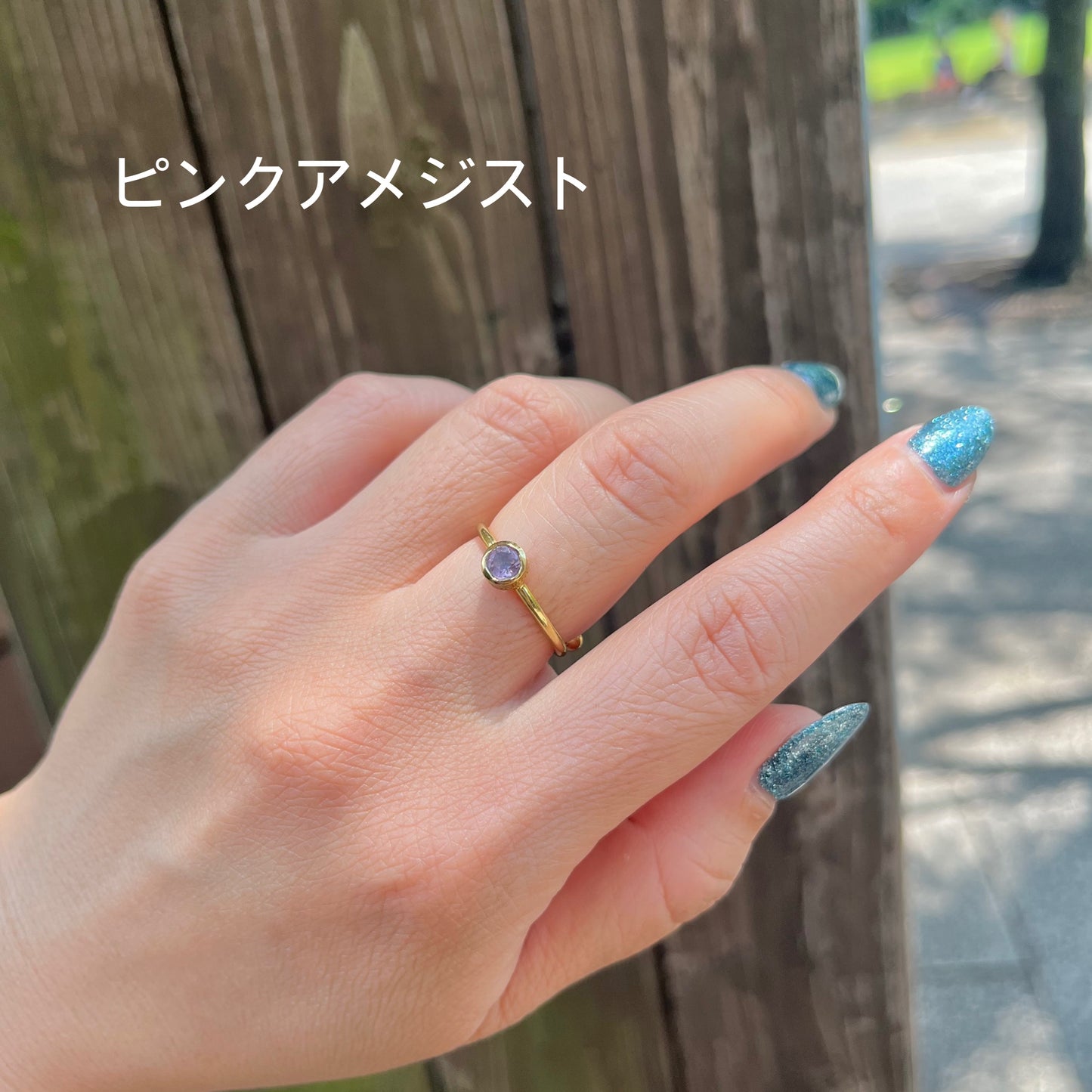 Brass petit ring〈circle〉