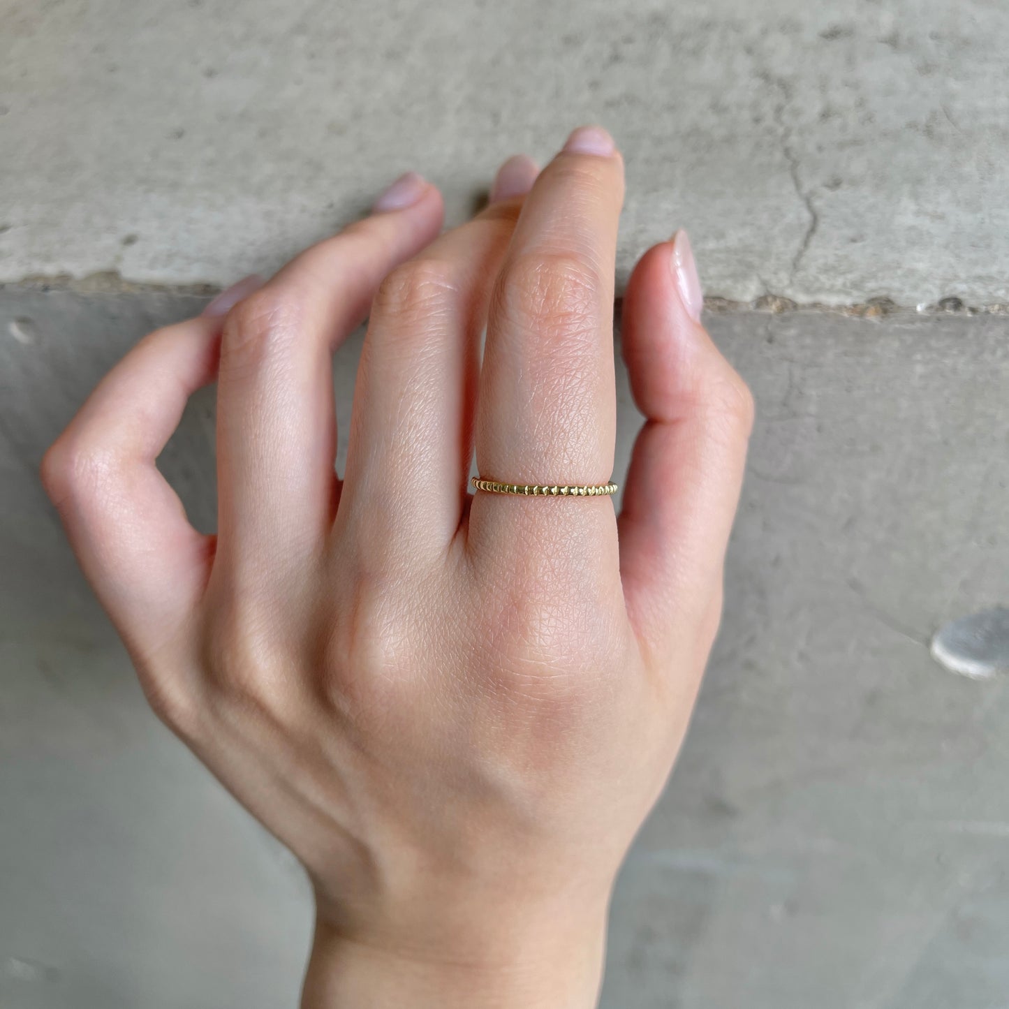 Brass plain ring 7