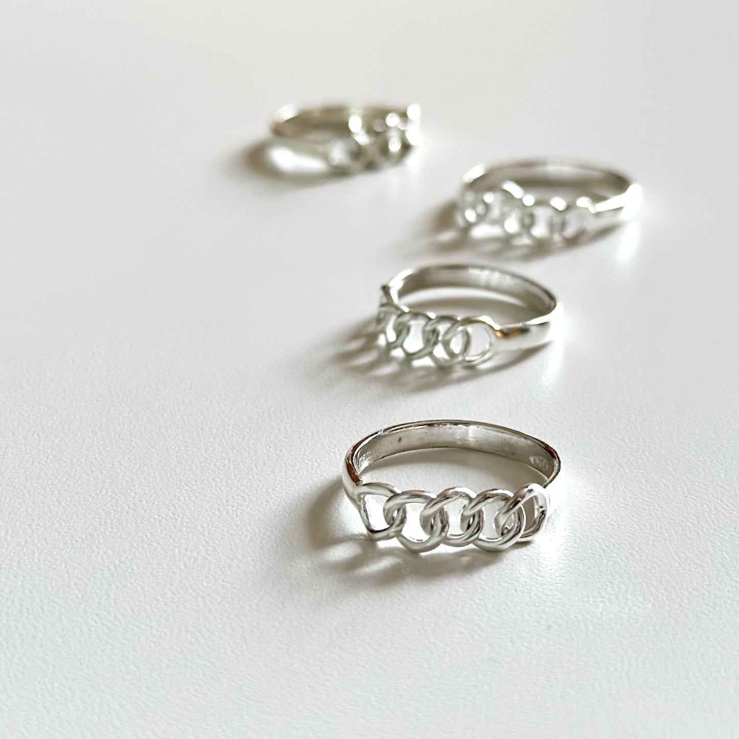 Silver925 plain ring 50