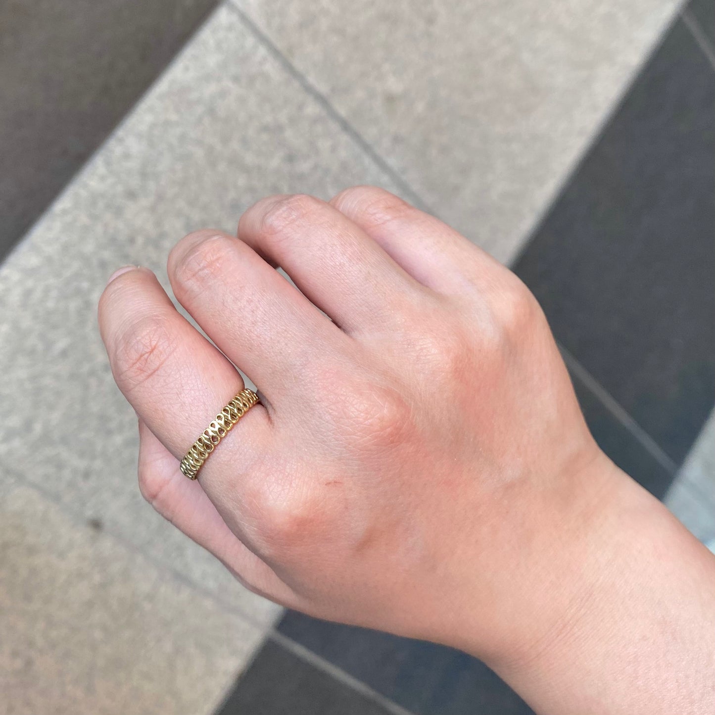 Brass plain ring 12