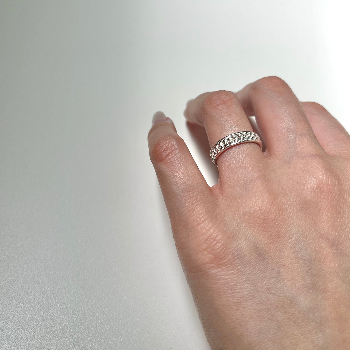 Silver925 plain ring 41