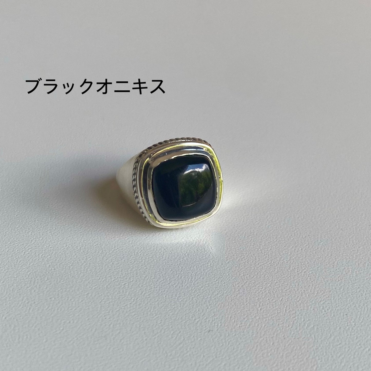Silver925 square ring 4
