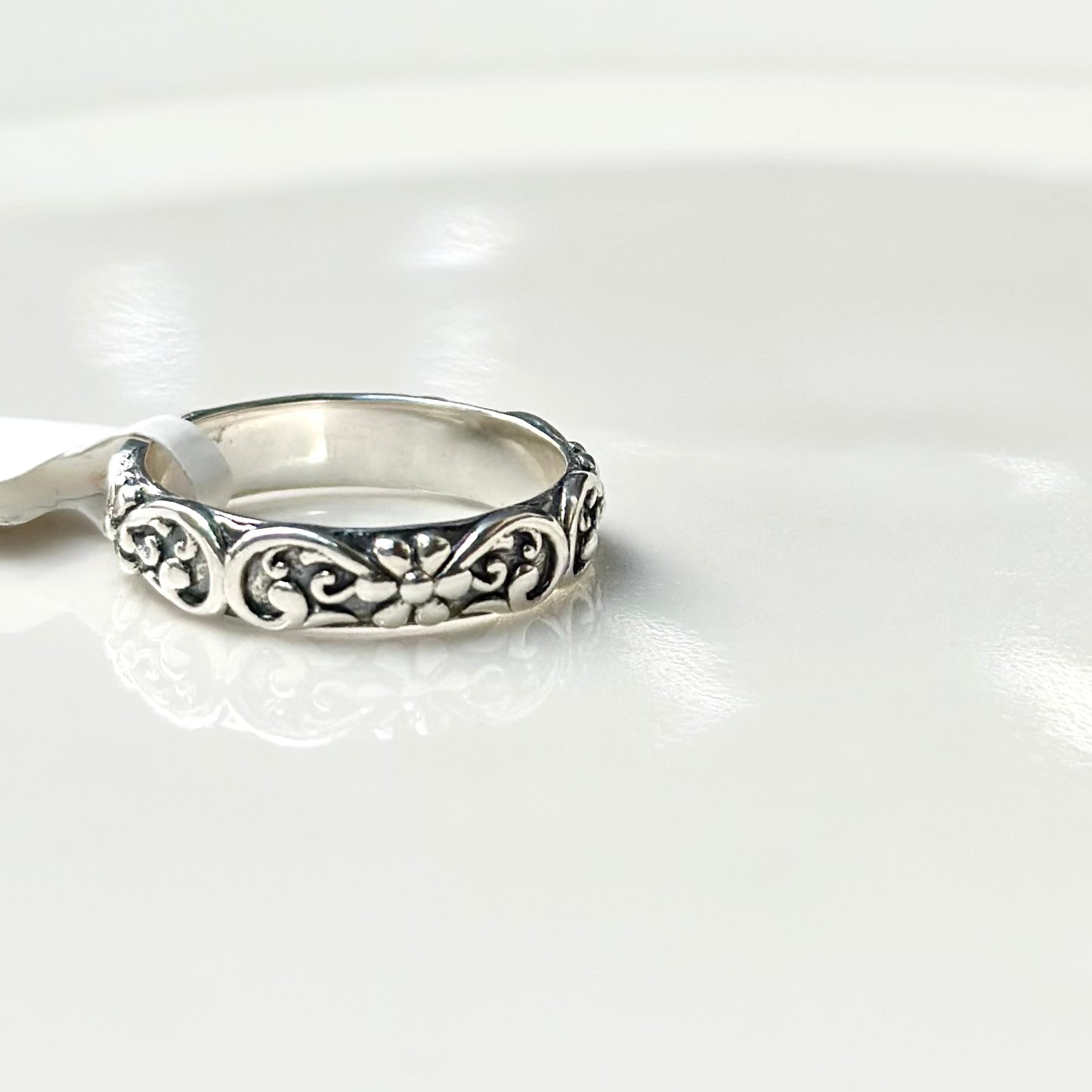 【poco】Silver925 plain ring 2