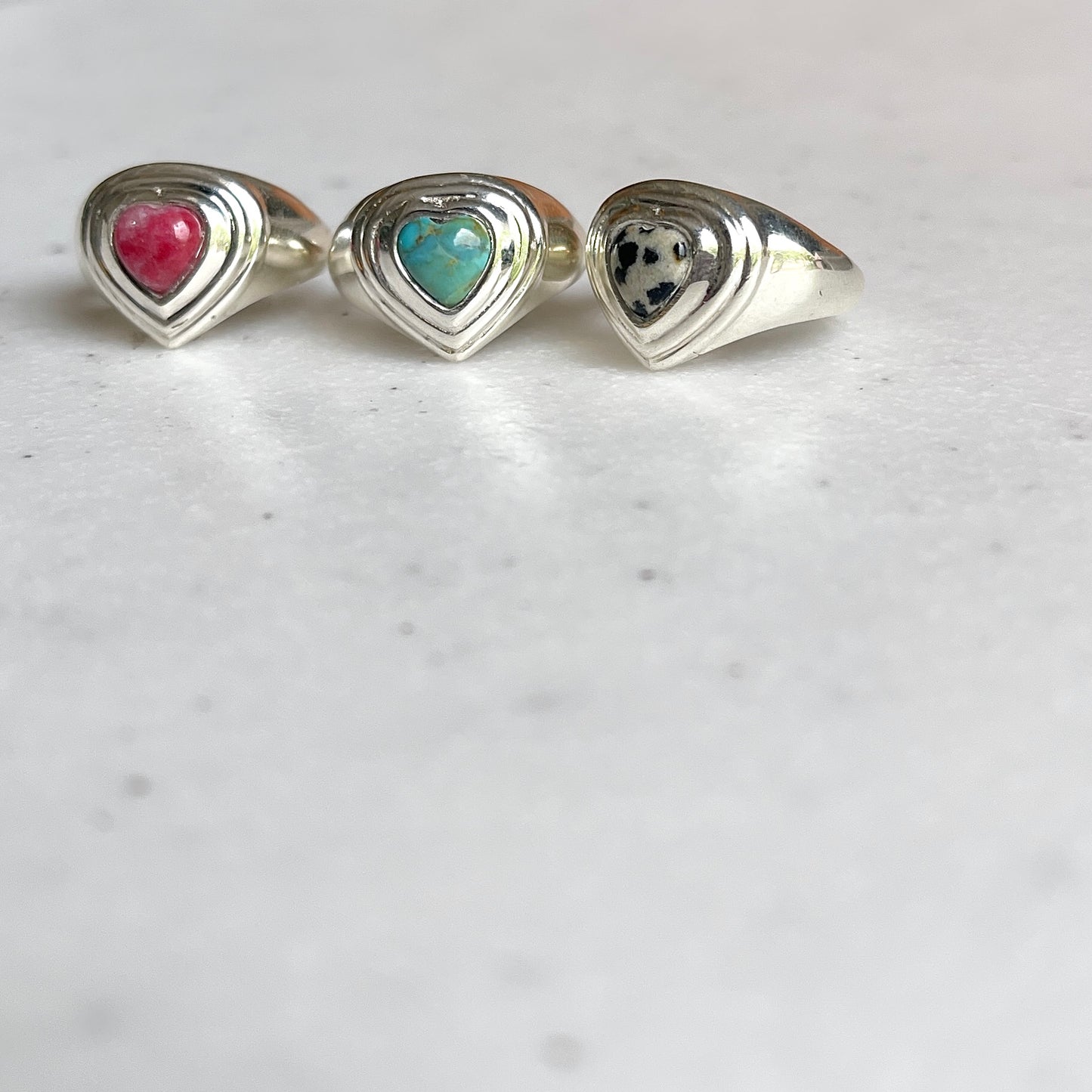 Heart design ring 5