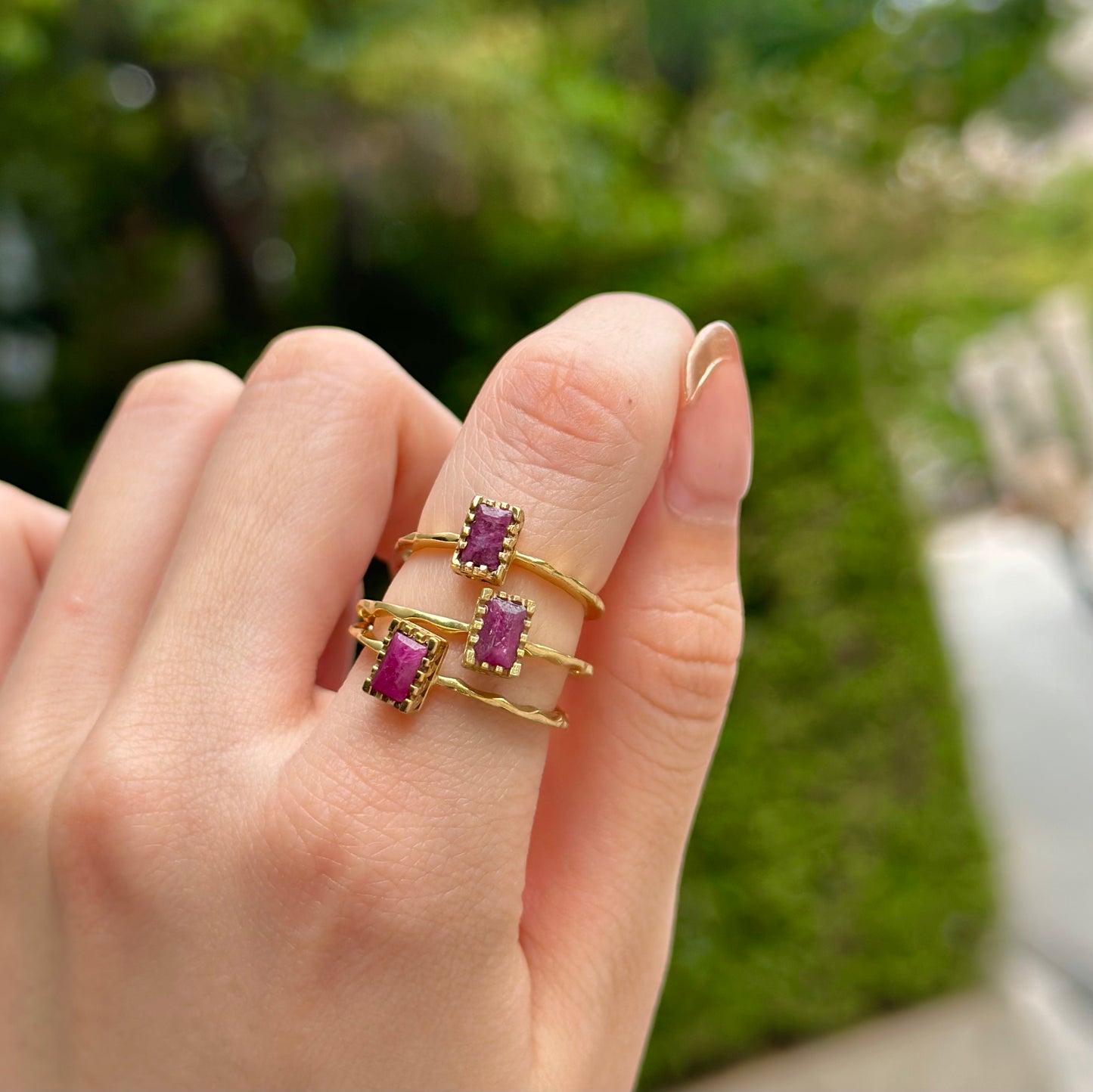 Brass petit ring 5