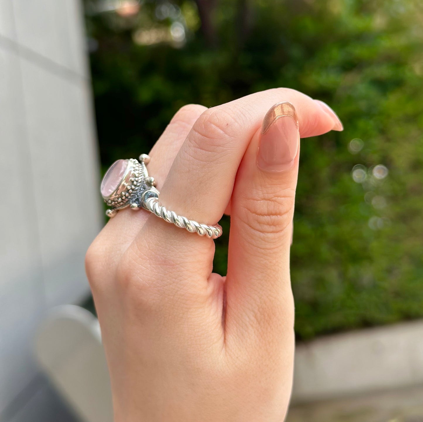 Silver925 plain ring 6