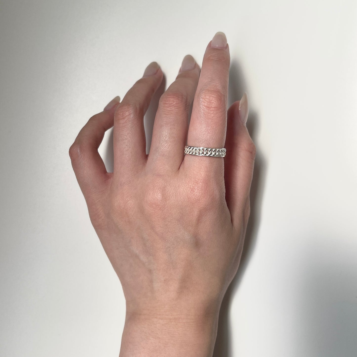 Silver925 plain ring 41