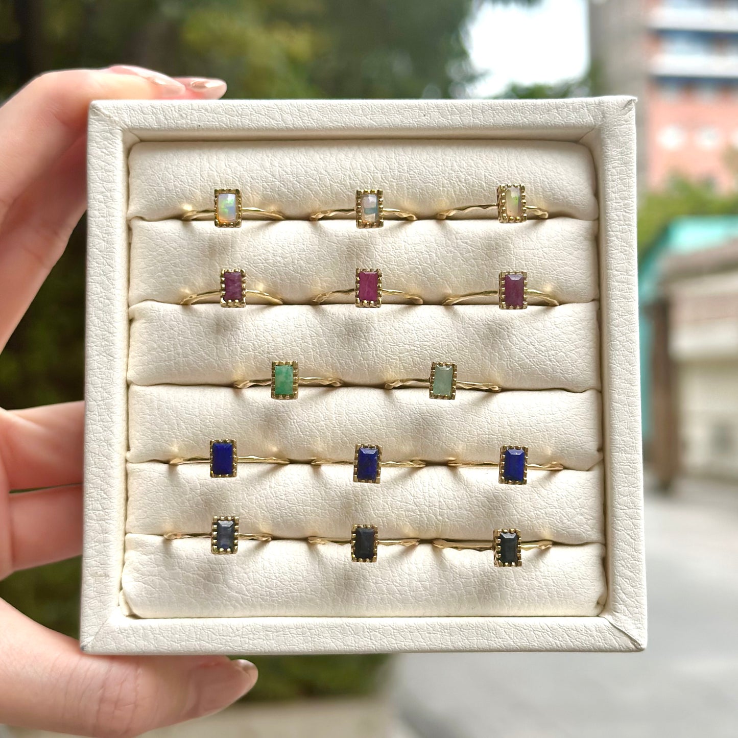 Brass petit ring 5