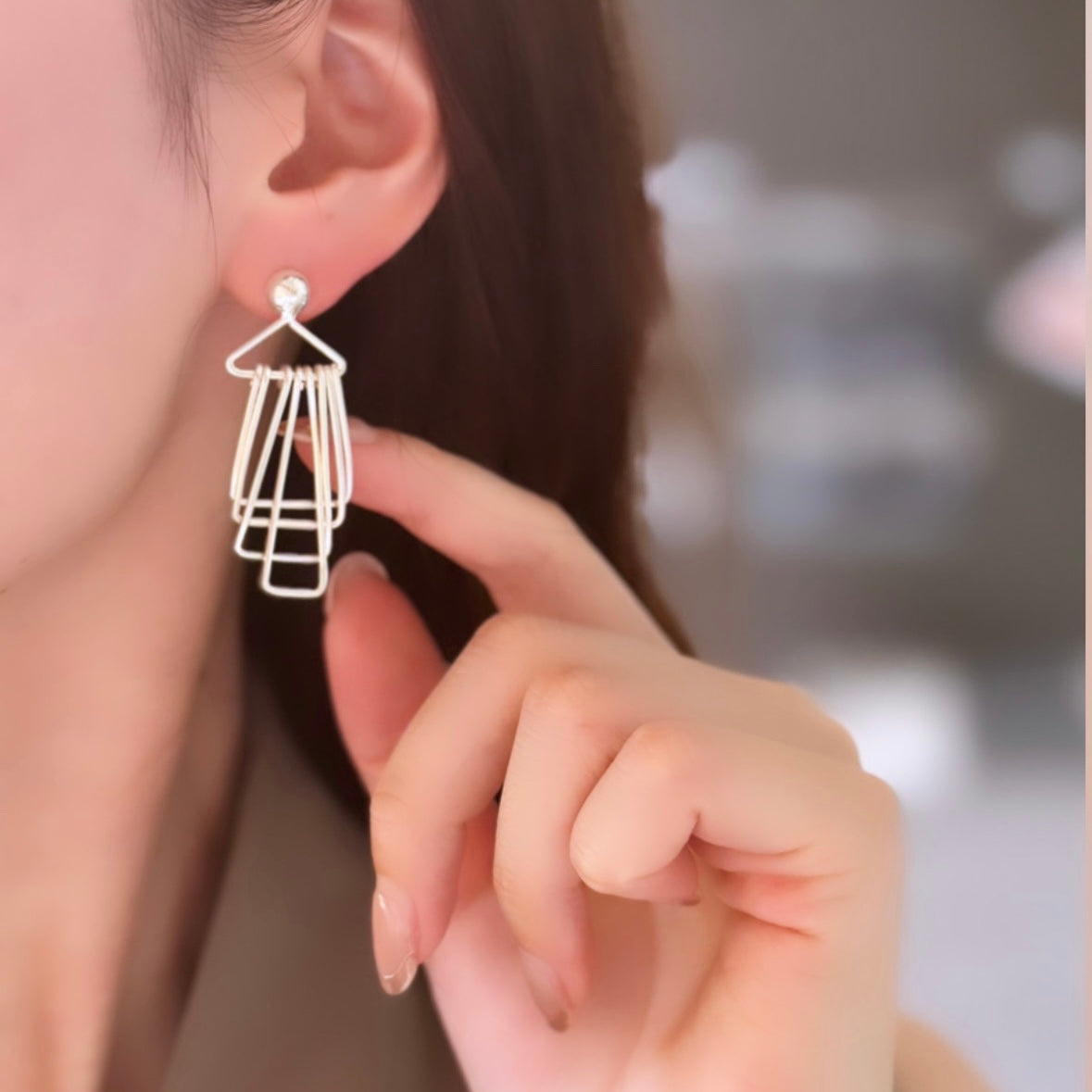 Silver925 plain pierce 3
