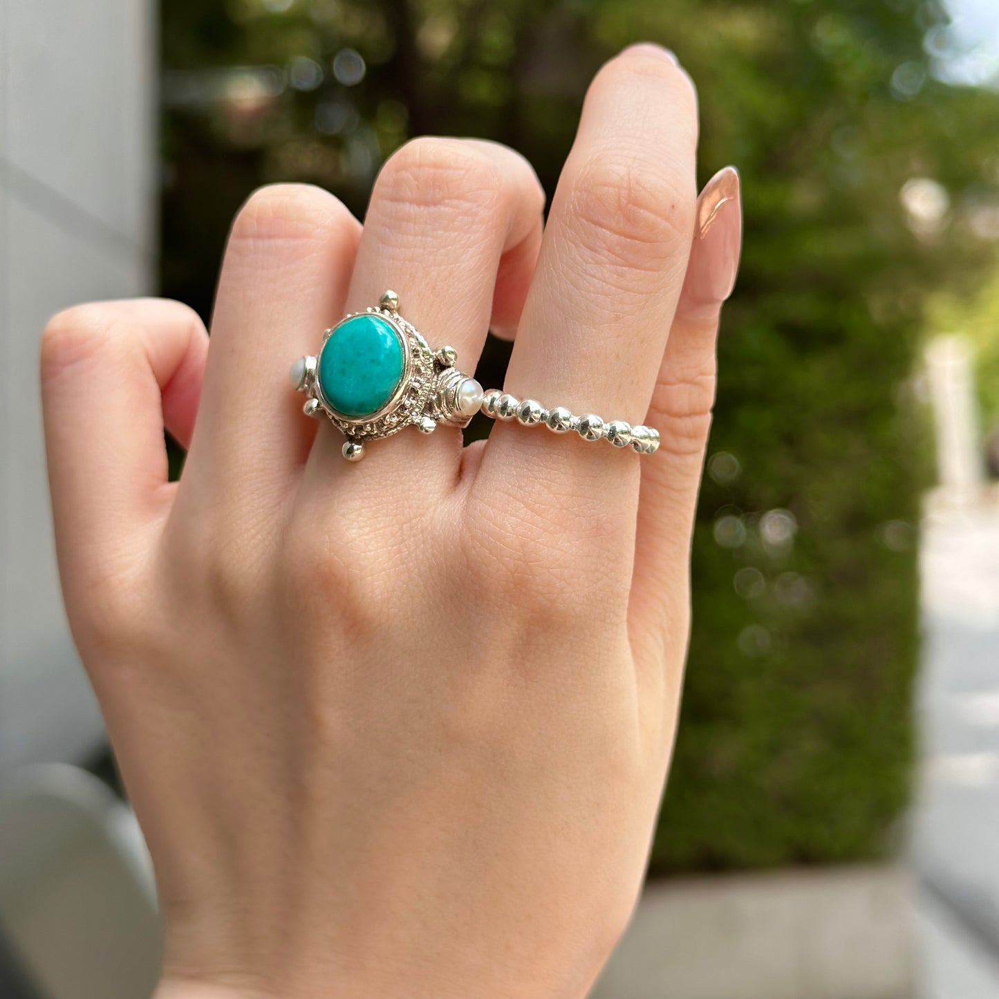 Silver925 plain ring 7