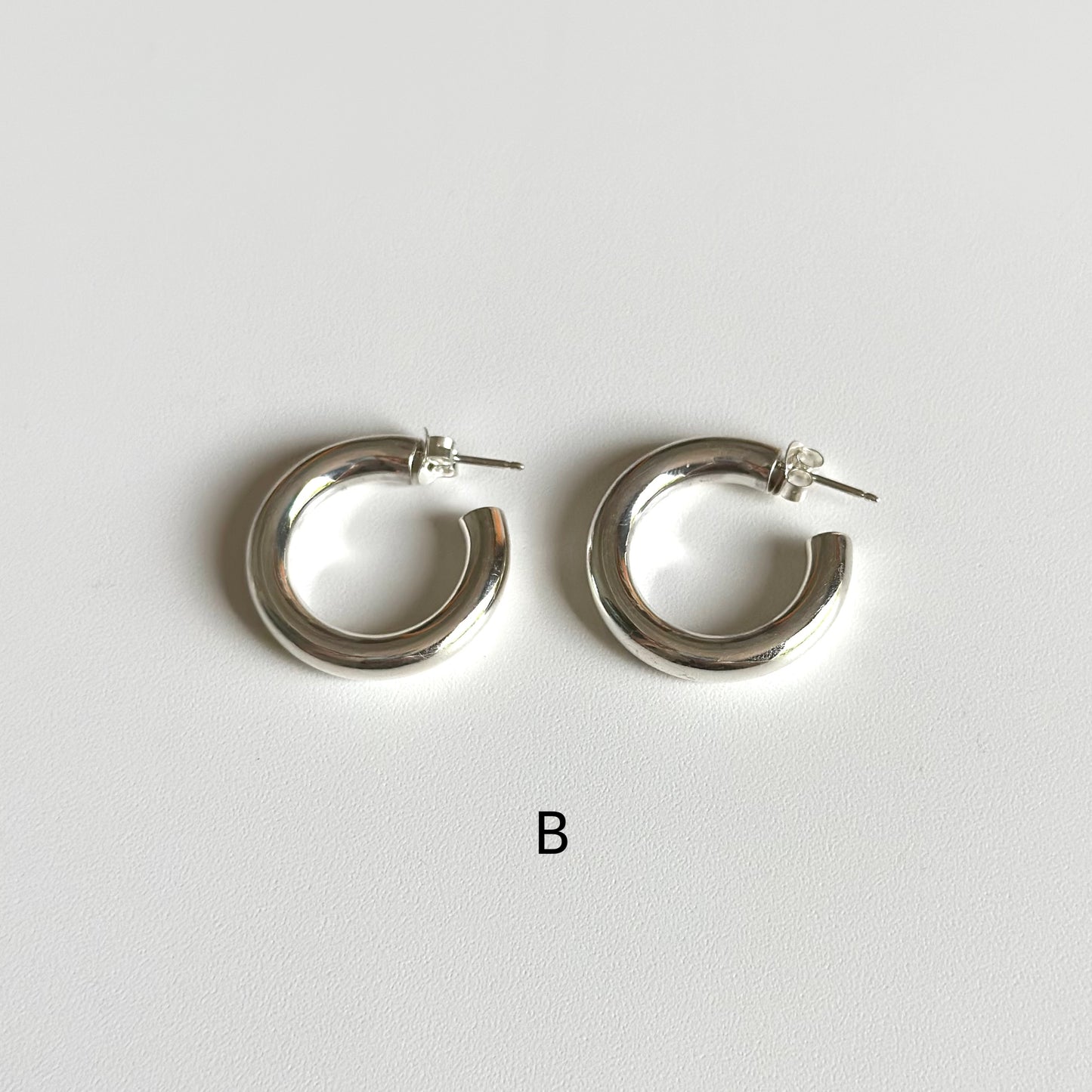 Silver925 plain pierce 3