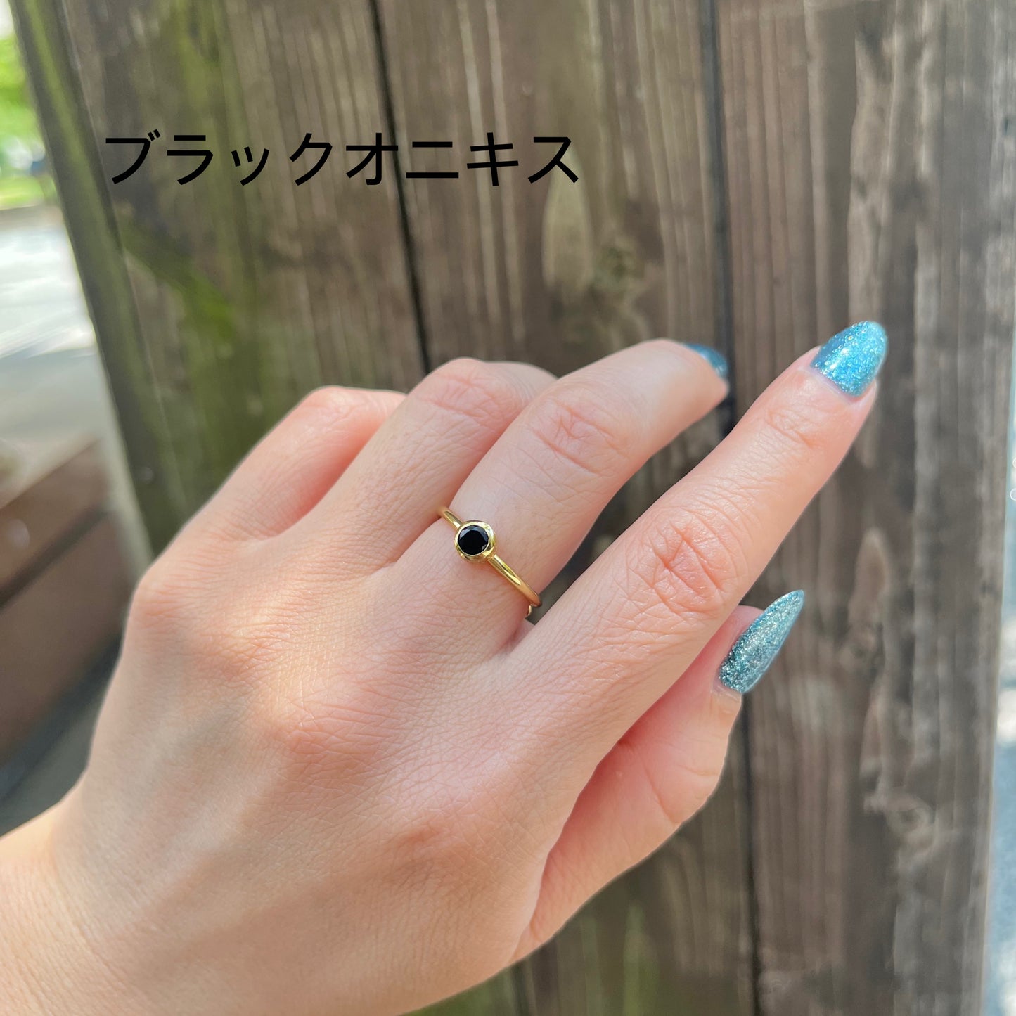 Brass petit ring〈circle〉