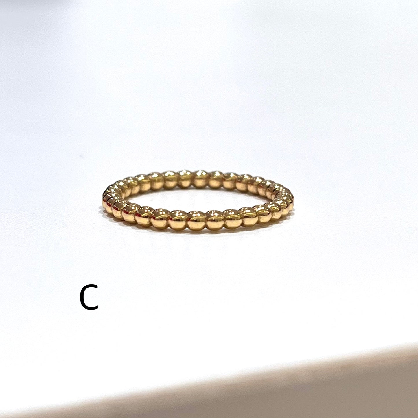 Brass plain ring〈tsubu〉