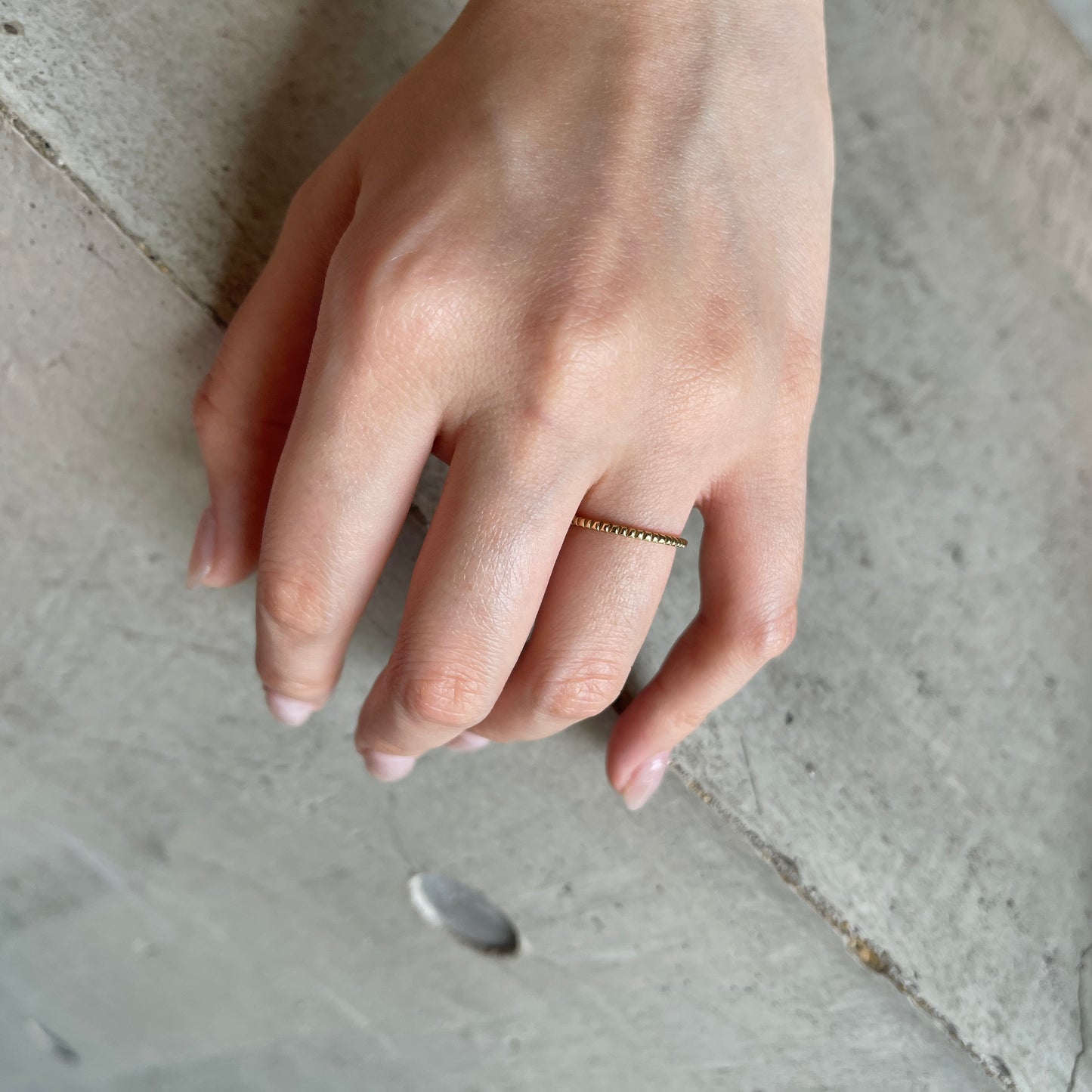 Brass plain ring 7