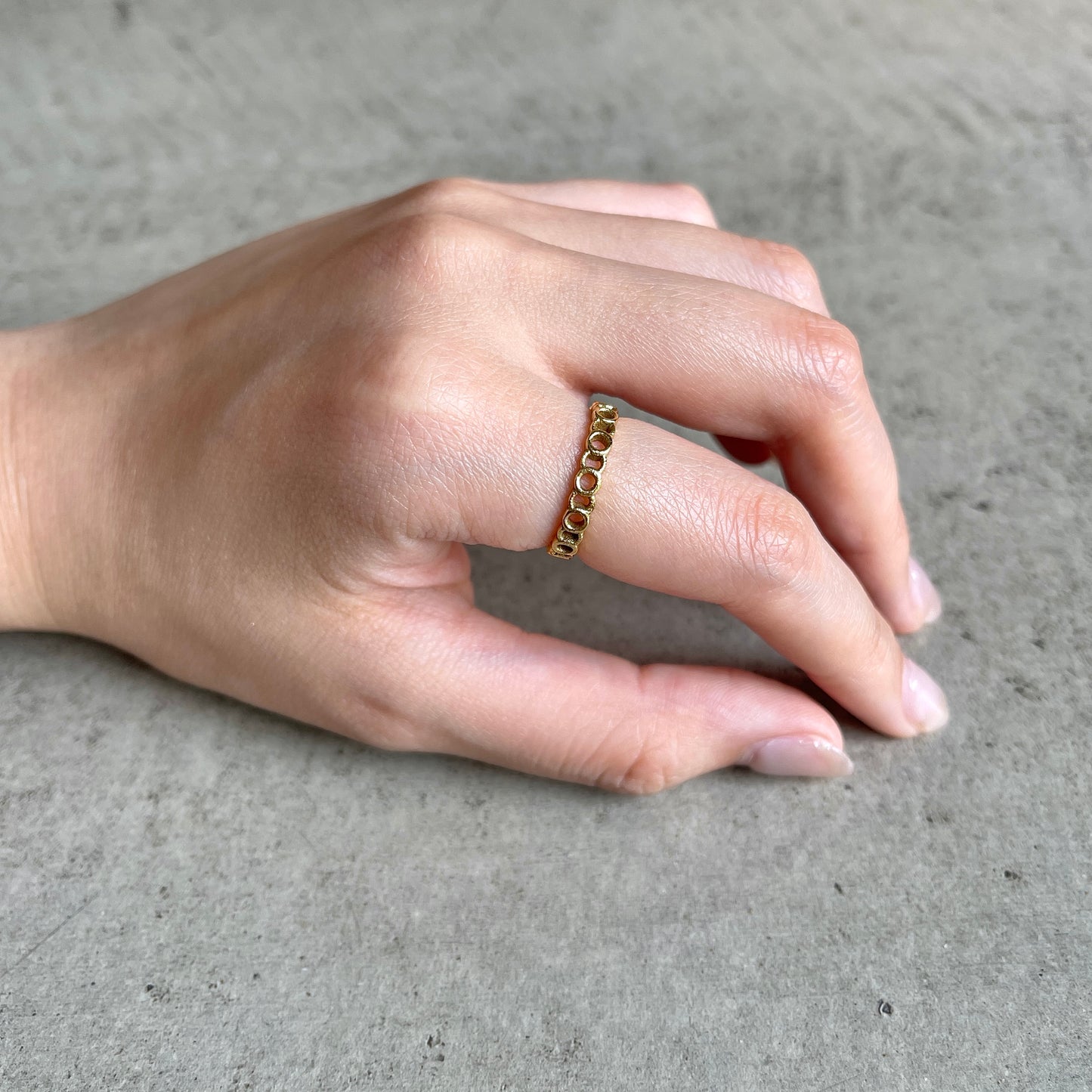 Brass plain ring 9