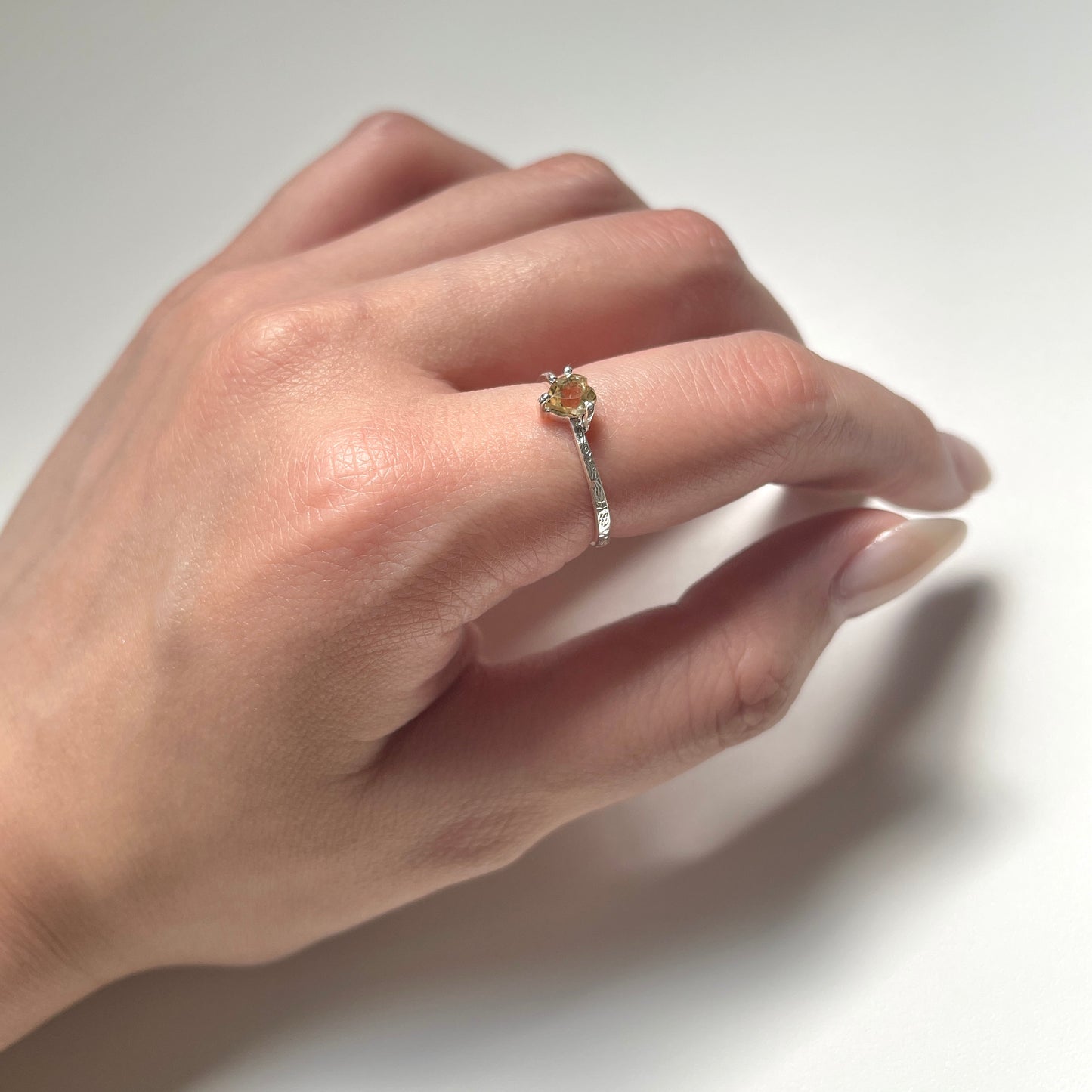 Silver925 Heart petit ring