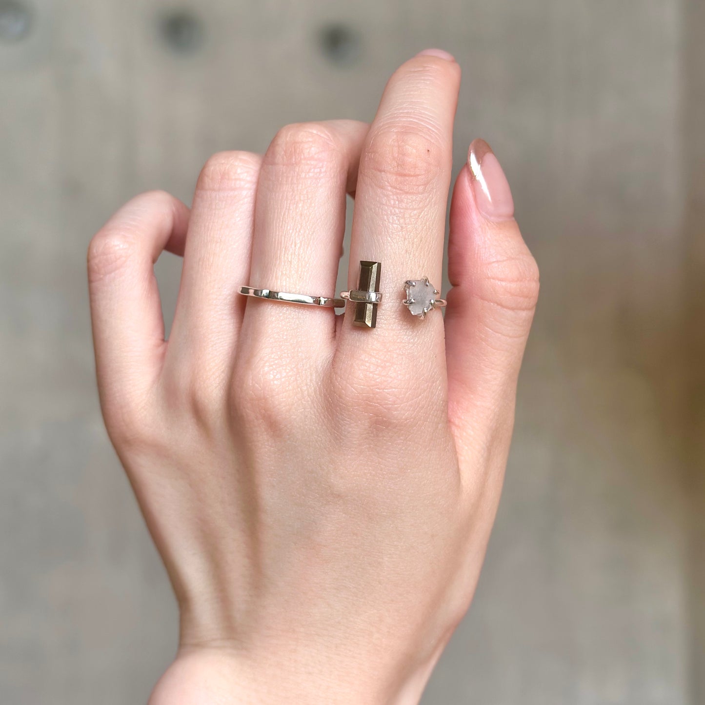 Rough cut fork ring 1