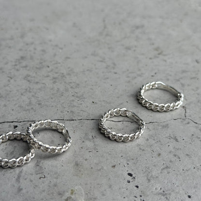 Silver925 plain ring 55