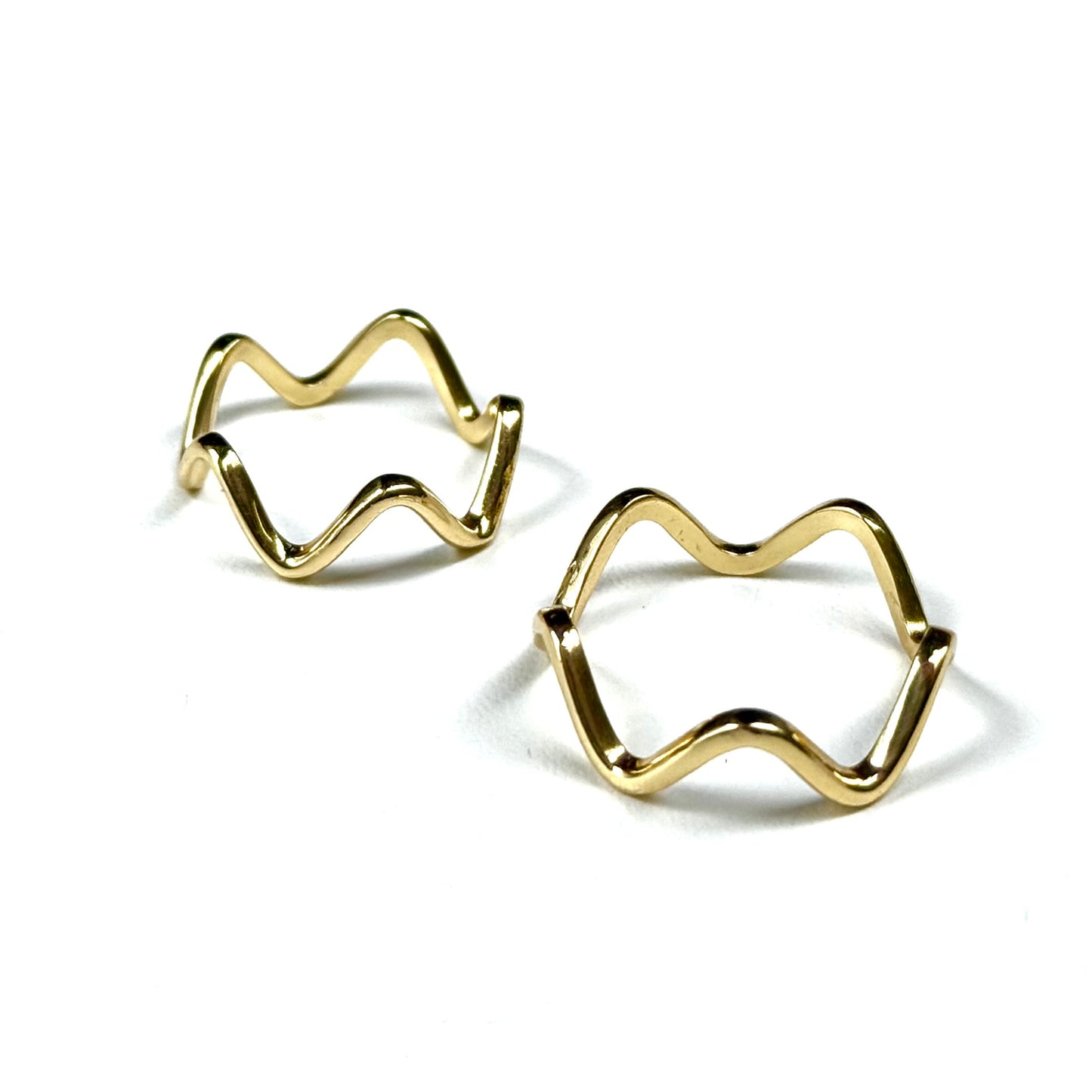 Brass plain ring 61