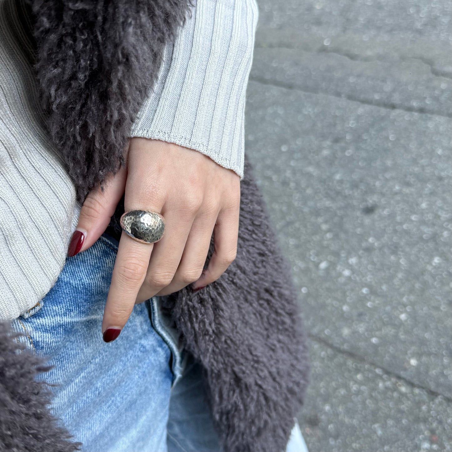 Silver925 plain ring 104