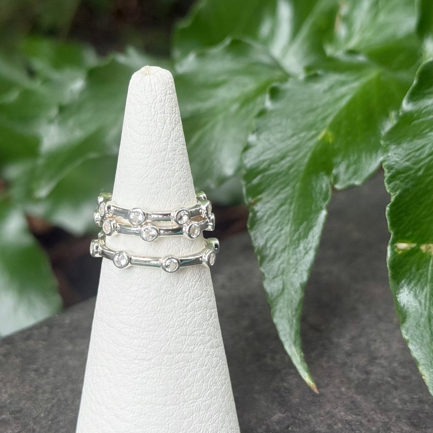 Whitetopaz ring 7