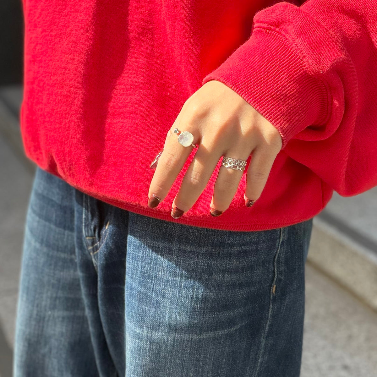 Silver925 design ring 132