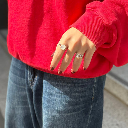 Silver925 design ring 132