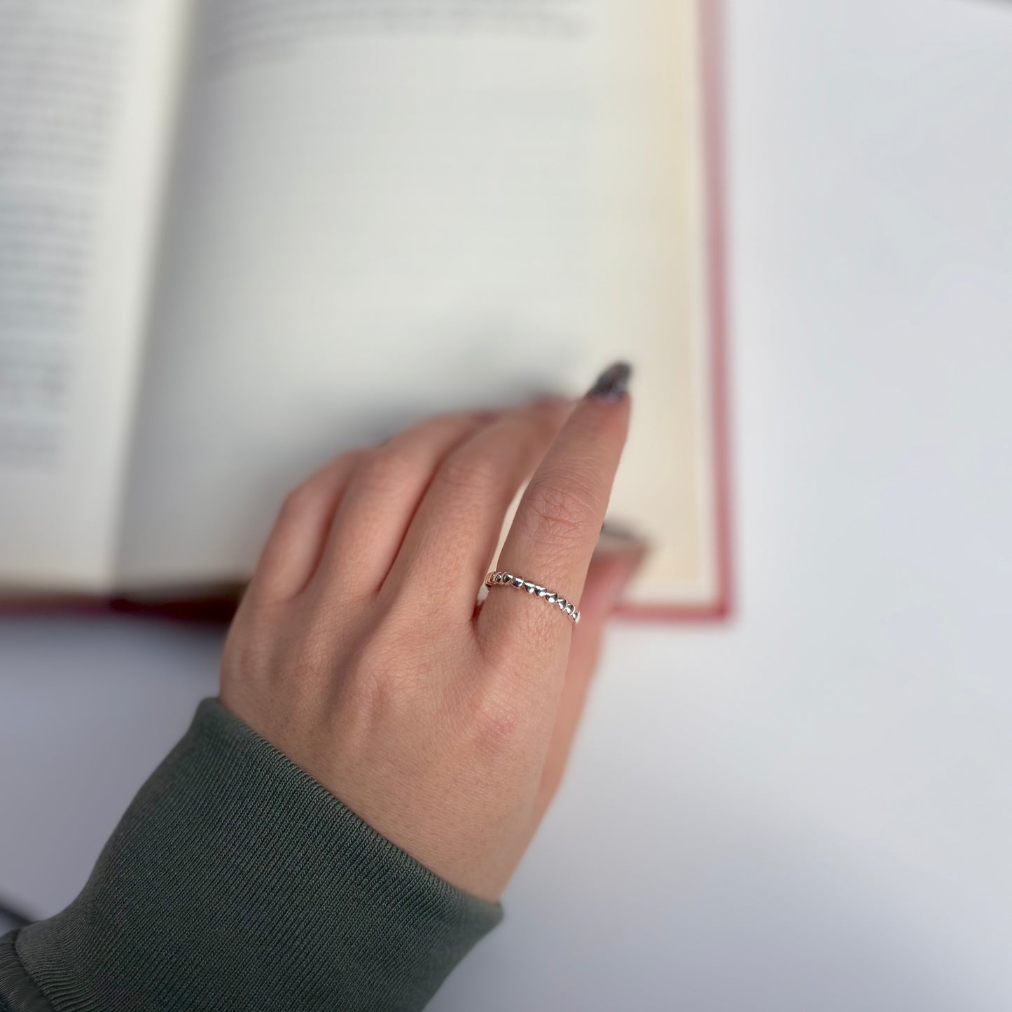 Heart plain ring 51