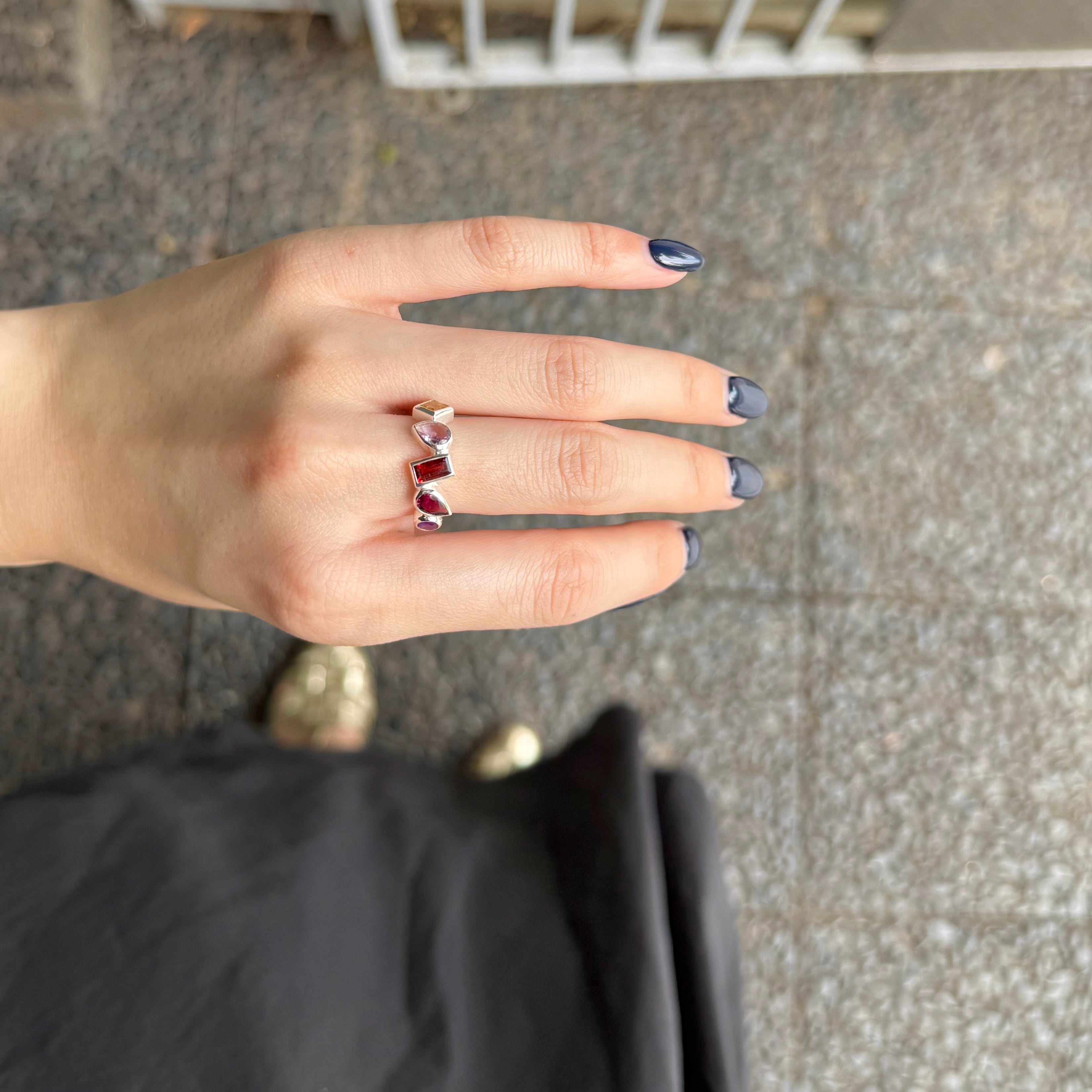 5stone ring 5 – Biju mam
