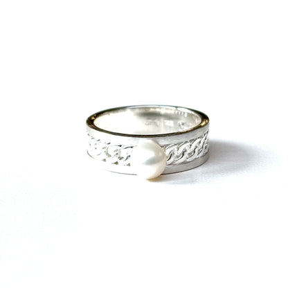 Pearl design ring 5