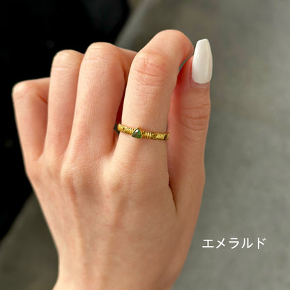 Brass star petit ring 3