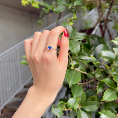Heart design ring 〈Kyanite〉