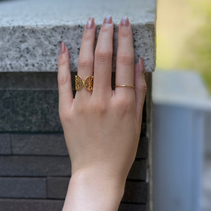 Brass plain ring 16
