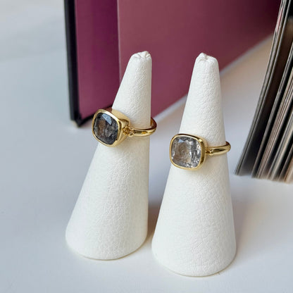Brass square ring