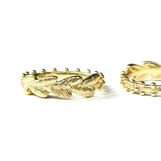 Brass plain ring 60